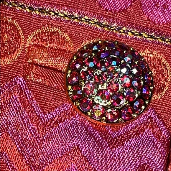 George Simonton 2PC Suit Jacquard Geometric Print Skirt & Jacket SZ 12 - Picture 11 of 14